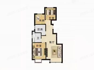 石景山区 玉泉西里一区9号楼6层3单元701（远洋沁山水）