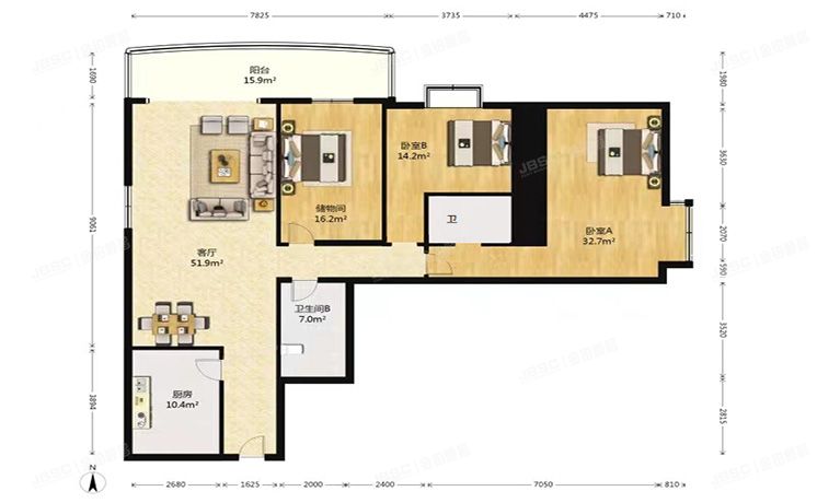东城区 新中街18号院2号楼12层1201号（阳光都市）