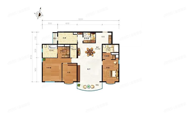 朝阳区 亮马桥路48号院2号楼20层2302号（四季世家）