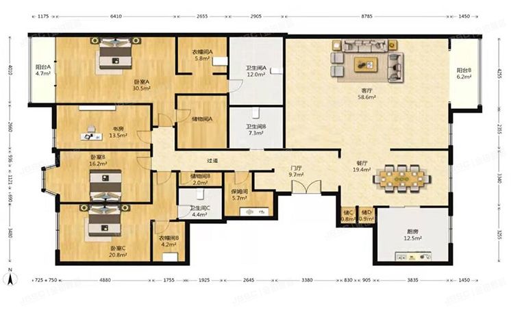 朝阳区 朝阳公园路9号院2号楼5单元901号（九号公寓）