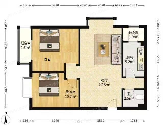 房山区 长阳镇嘉州水郡179号6层605（加州水郡）