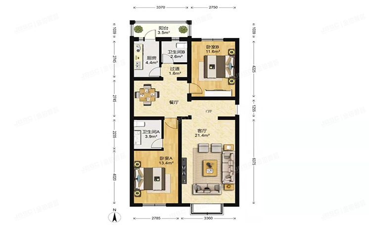通州区 乔庄东区2号27号楼1层111（运乔嘉园）