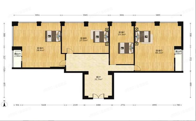 朝阳区 东三环中路39号院16号楼11层1203号（建外SOHO）公寓