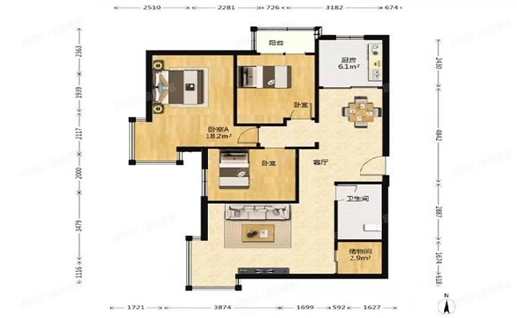 朝阳区 双桥东路12号院16号楼12层3单元1501（东一时区）