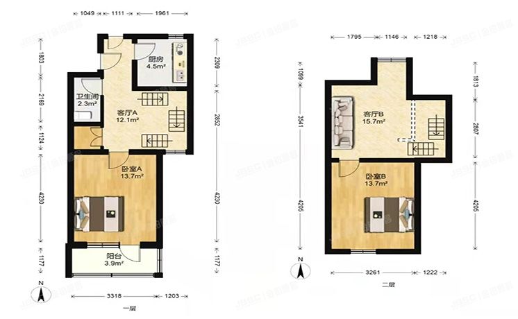 海淀区 建材城东一里4号楼6层8单元601（建材城东一里）