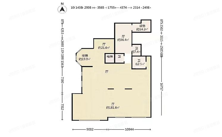 顺义区 丽来花园二区158号楼-1至3层（恒大丽宫）独栋别墅