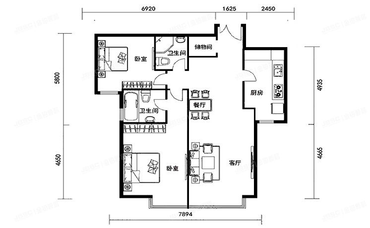 朝阳区 南湖西园214号楼A座24层2803号+车位（季景沁园）