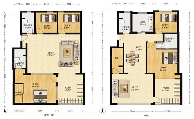通州区 海盛四街6号院4号楼-1至1层2单元102（台湖银河湾）