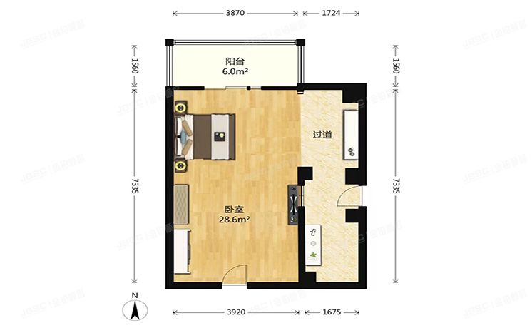 东城区 广渠门南小街3号楼15层2单元1806号（领行国际）
