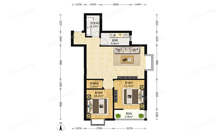 房山区 佳世苑17号13层1303（佳世苑）