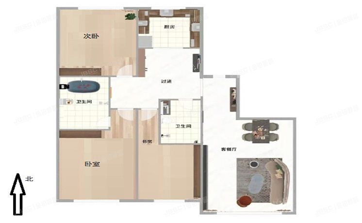 海淀区 万柳锋尚名居5号楼1层1单元101（锋尚国际公寓）