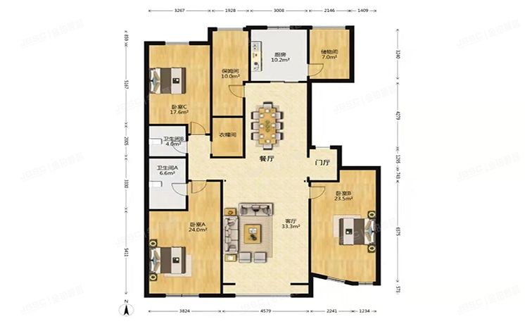 朝阳区 上林世家8号楼10层1单元1002