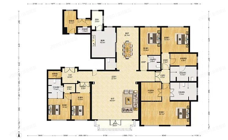 朝阳区 华章东路1号院4号楼8层一单元801（泛海世家西府）