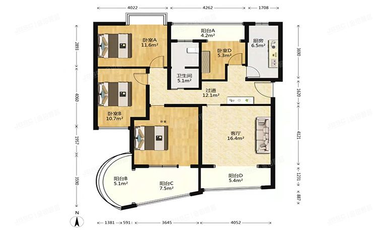 房山区 良乡地区伟业嘉园西里5号楼2层3-202（伟业嘉园）