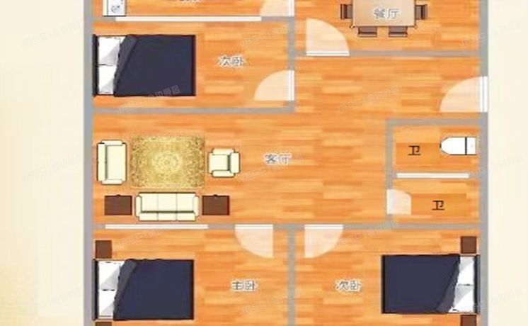 延庆区 川北小区44号楼1层五单元501（川北小区）