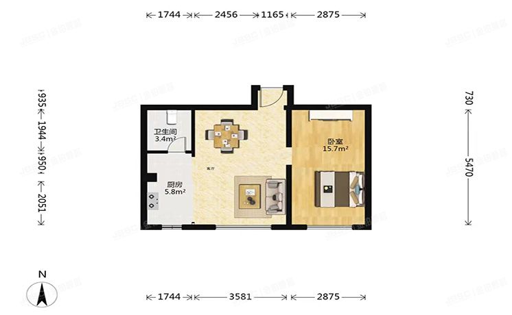 朝阳区 广达路2号院1号楼10层3单元1002号（北纬40度）