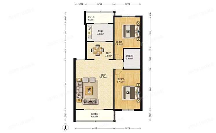昌平区 昌平镇亢山佳园9号楼6层1单元602号（亢山佳园）