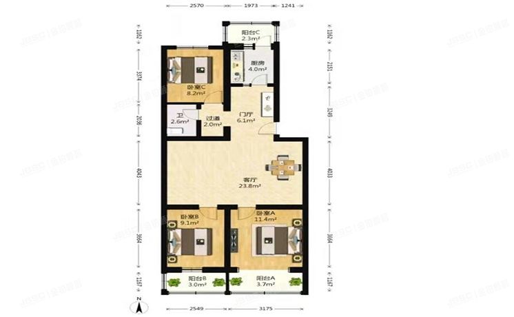 通州区 乔庄北街279号2号楼6层562（乔庄北街279号院）