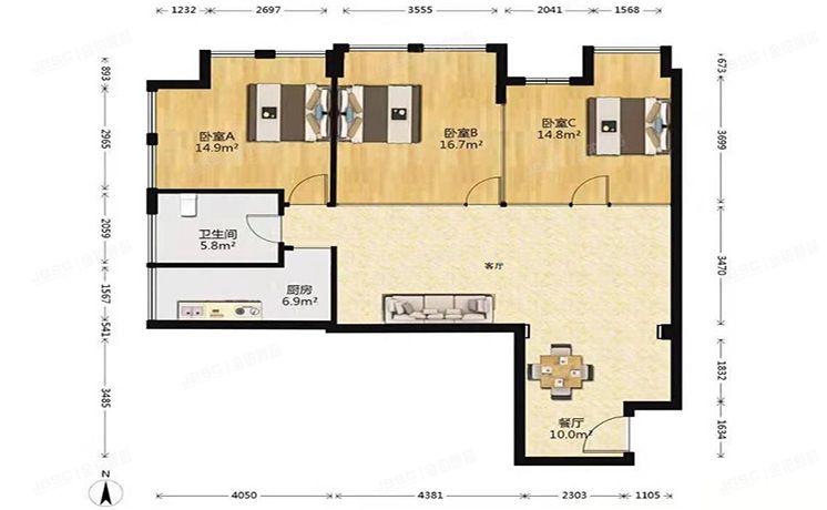 丰台区 顺三条21号2号楼13层12A13（嘉业大厦）