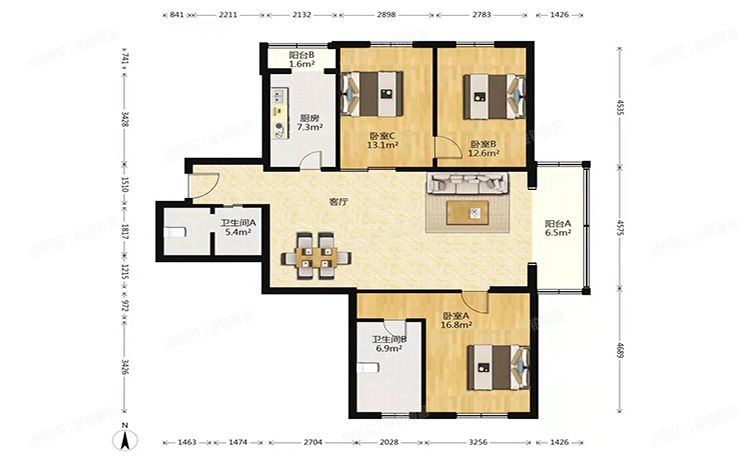朝阳区 潘家园28号楼12层3门12H（濠景阁）