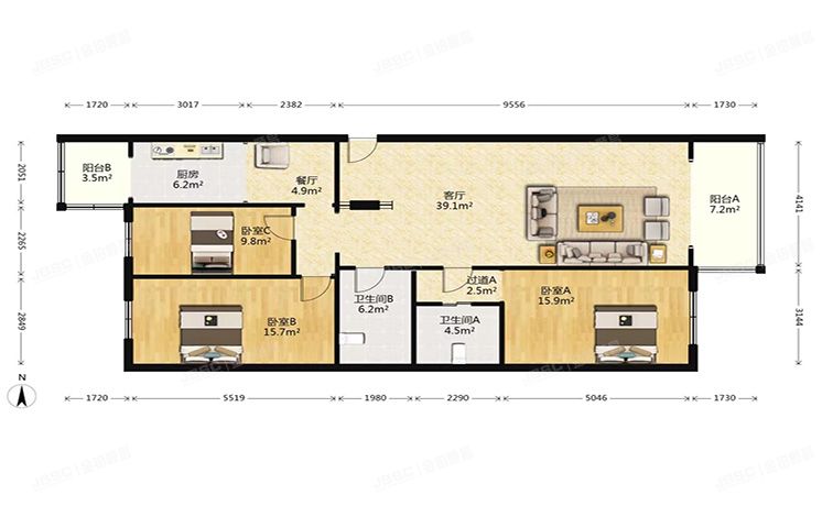 昌平区 东小口镇天通西苑二区18号楼15层2单元1502号（天通西苑二区）