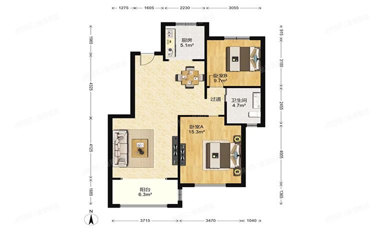 昌平区 天权路2号院28号楼7层4单元701（金色漫香苑）