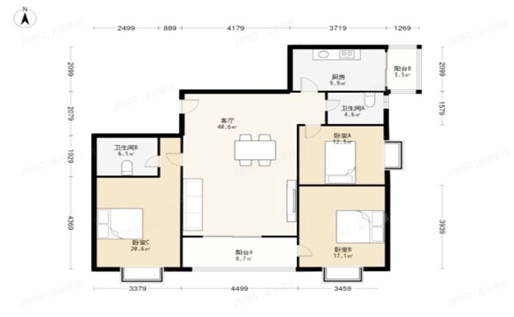 通州区 群芳一园29号楼1-162室（花涧溪）