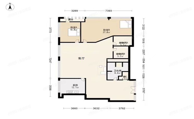 朝阳区 东三环中路39号建外SOHO8号楼15层1802（建外SOHO）公寓