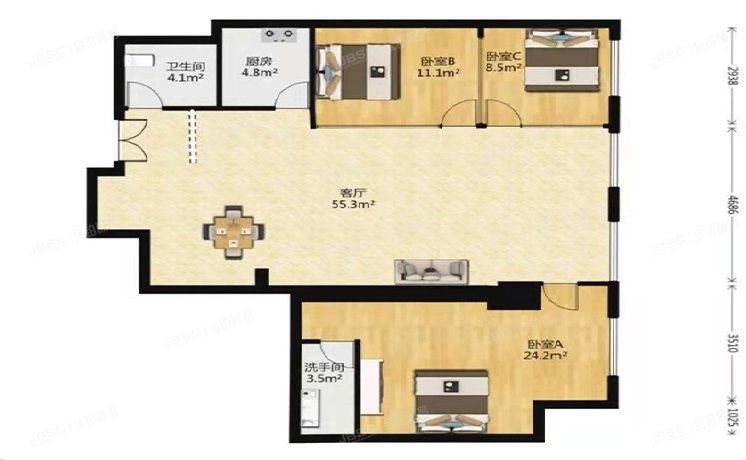 东城区 建国门北大街5号19层2122号（金成建国5号）