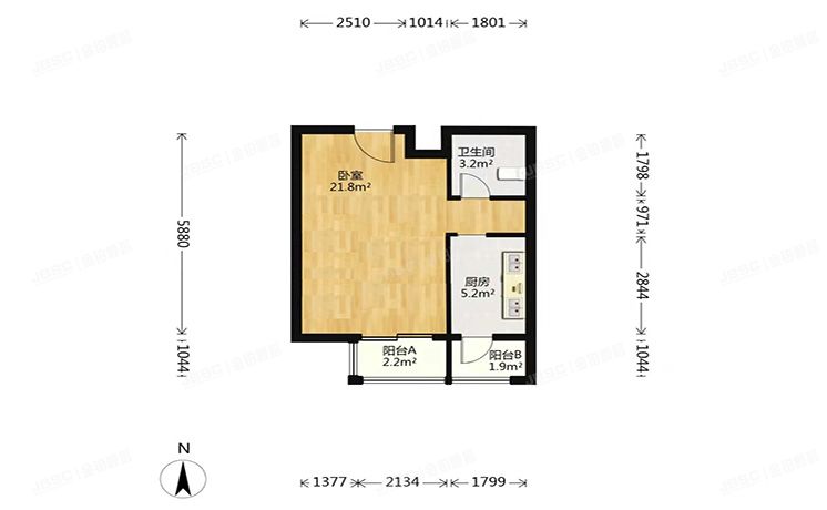 大兴区 育林街1号院20号楼16层6单元1602（育新花园北里）