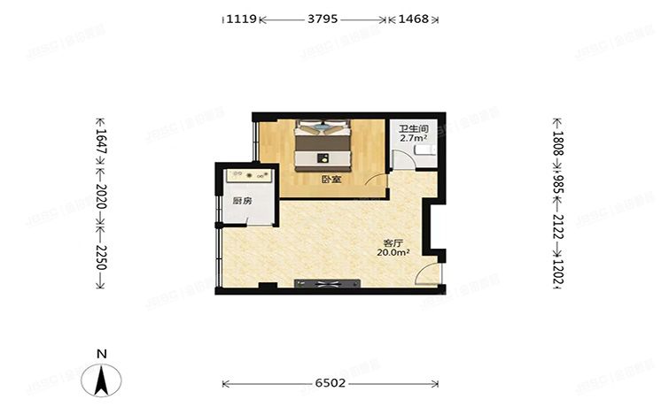 丰台区 槐房西路316号院3号楼13层1315号（南庭新苑）按经适房管理