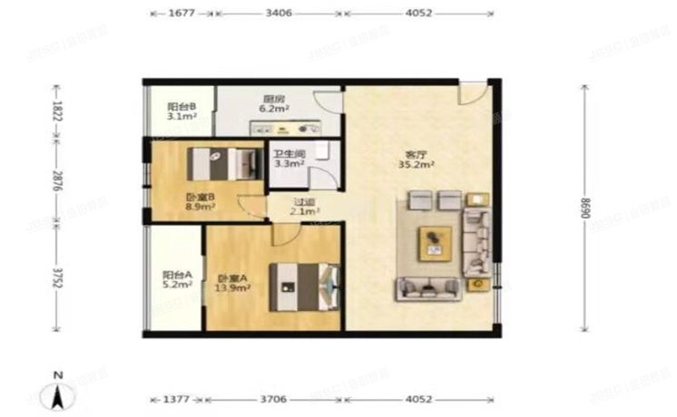海淀区 建材城西二里17号楼1层4单元102（知本时代）