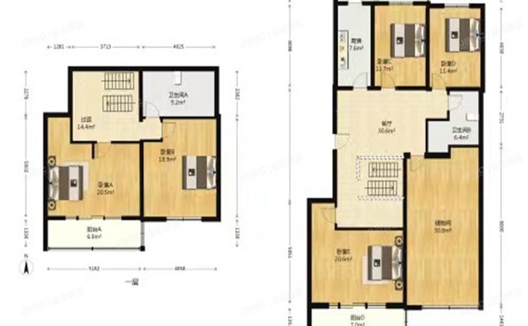 顺义区 天竺花园天韵阁13至14层五单元1301号（天竺花园）