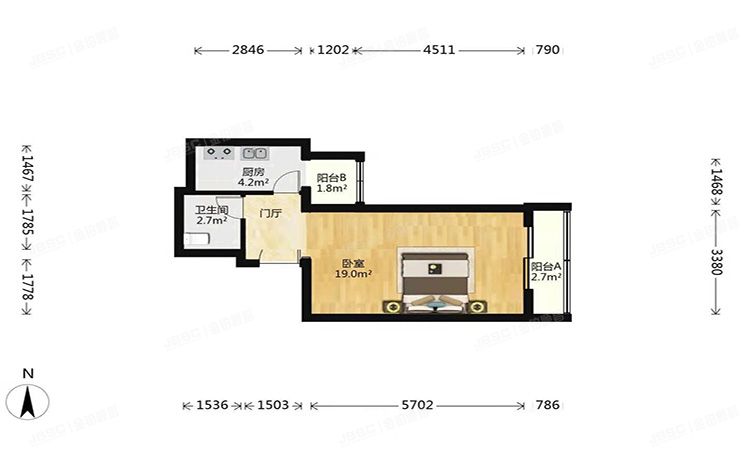 丰台区 华源一里1号楼704号（糖人街）
