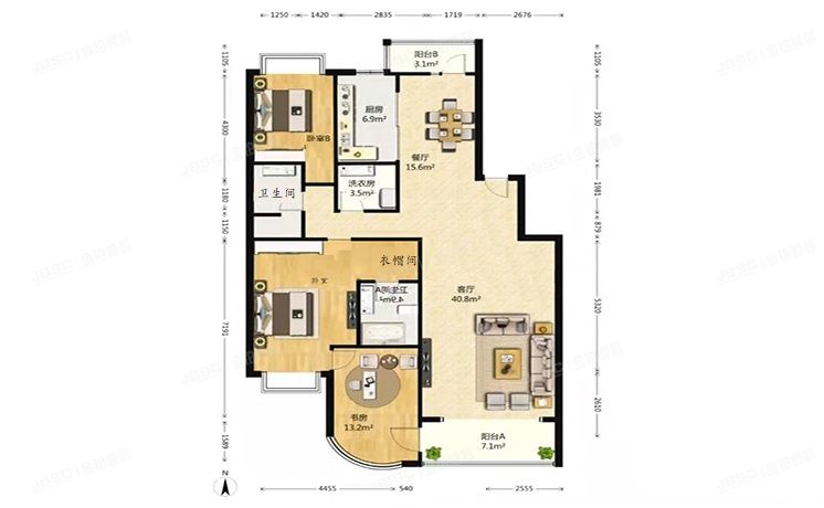 海淀区 上河村一区1号楼7层5单元702（鲁艺上河村）