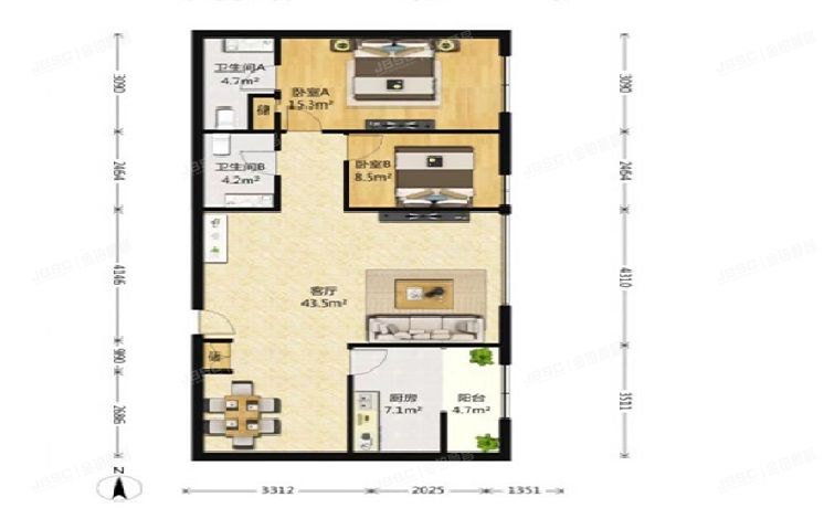 朝阳区 安华里五区19号楼16层1604（泰利明苑）公寓