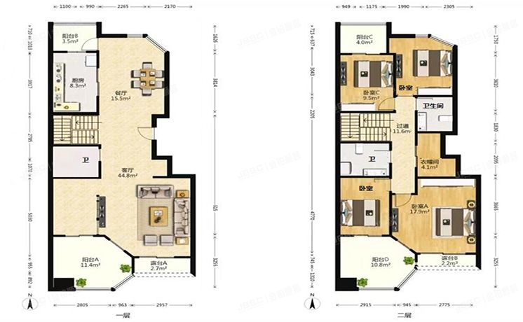 海淀区 海澜西苑6号楼4至5层2单元401（香溪度）