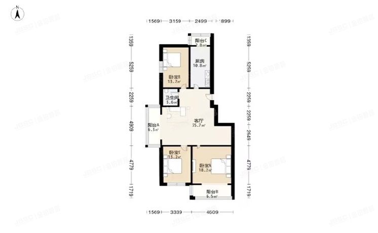 昌平区 东小口镇天通西苑三区23号楼2层6单元202号（天通西苑三区）