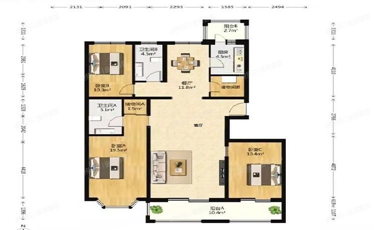 通州区 安顺北里21号楼4层1单元401（翠福园）