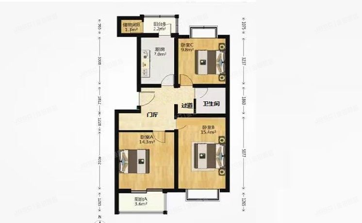 朝阳区 吕营家园3号楼1层5单元101（吕营嘉园）按经适房管理