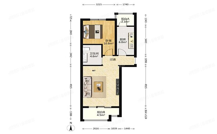 昌平区 北七家镇名佳花园12号楼6层4单元461号（名佳花园）