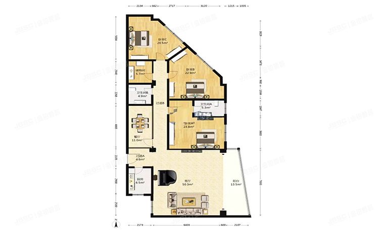 石景山区 海特花园44号楼5层505号（海特花园）