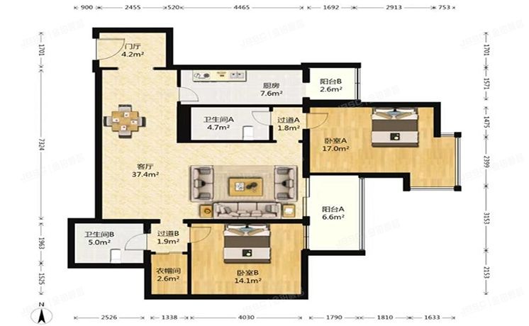 朝阳区 华威里3号楼5层5F（翌景嘉园）