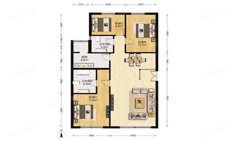 朝阳区 金蝉欢乐园1号院5号楼21层1单元2103（北京华侨城）