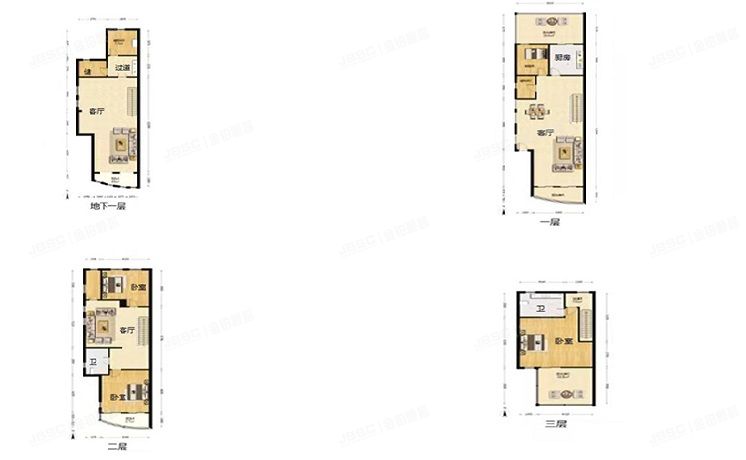 海淀区 西三旗花园二里134号楼-1至3层-1（雪梨澳乡）别墅