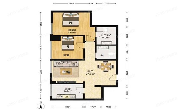 经济技术开发区 荣京北小街6号院9号楼11层1103（林肯时代）办公