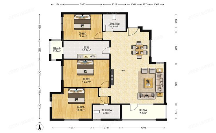 大兴区 康和园137号楼2层1单元201号（原生墅）