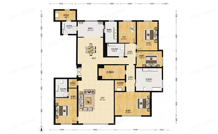 朝阳区 来广营西路4号院2号楼9层901（望京金茂府）
