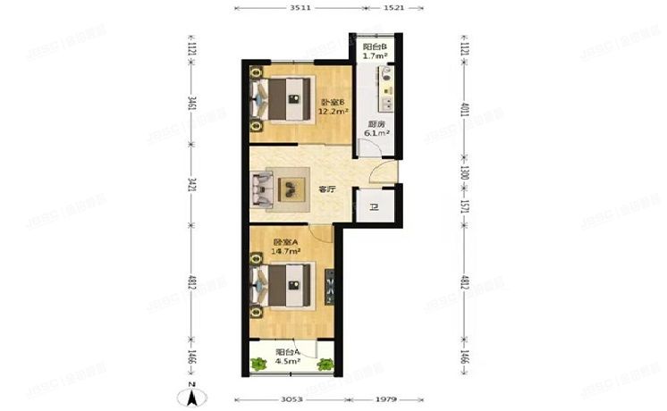 东城区 管村26号院3号楼2单元503