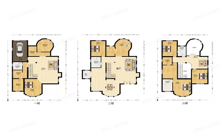 海淀区 冷泉林语山庄一区32号楼-1至2层01（西山林语）别墅